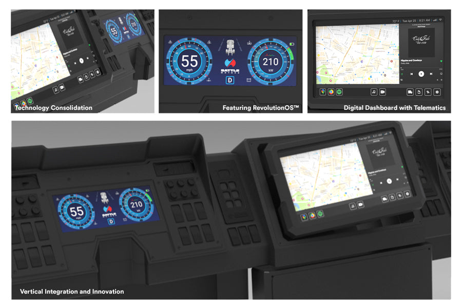 Revolutionizing the Road: Battle Motors Unveils A Cutting-Edge Digital Interior Redefining Cab Controls for Vocational Trucks