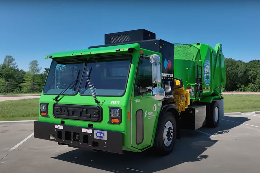 Plano adds all-electric garbage trucks to its fleet