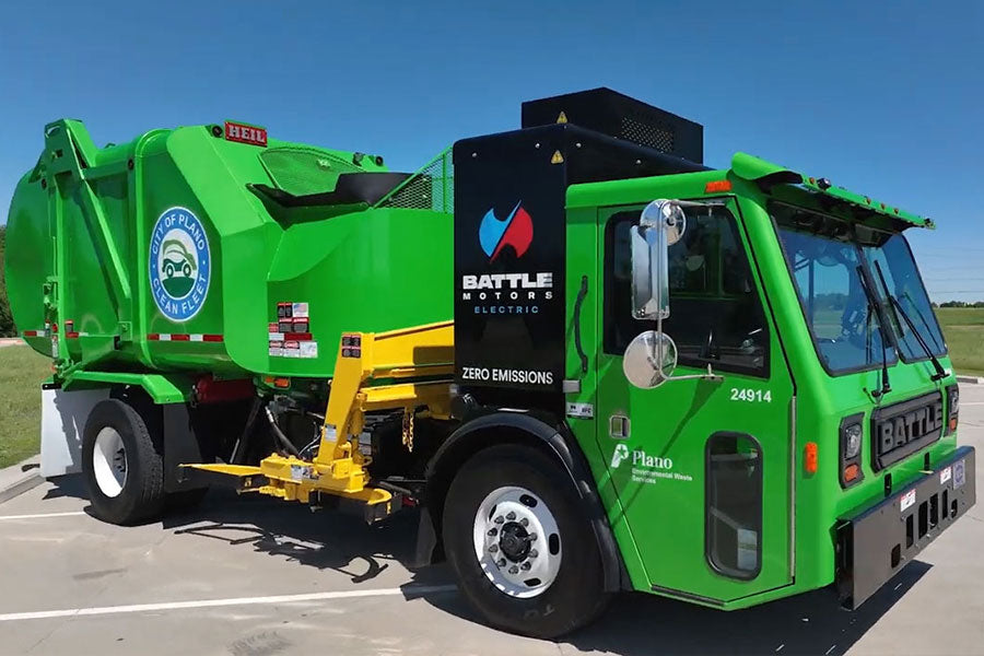 Plano becomes first city in North Texas to implement all-electric trash truck