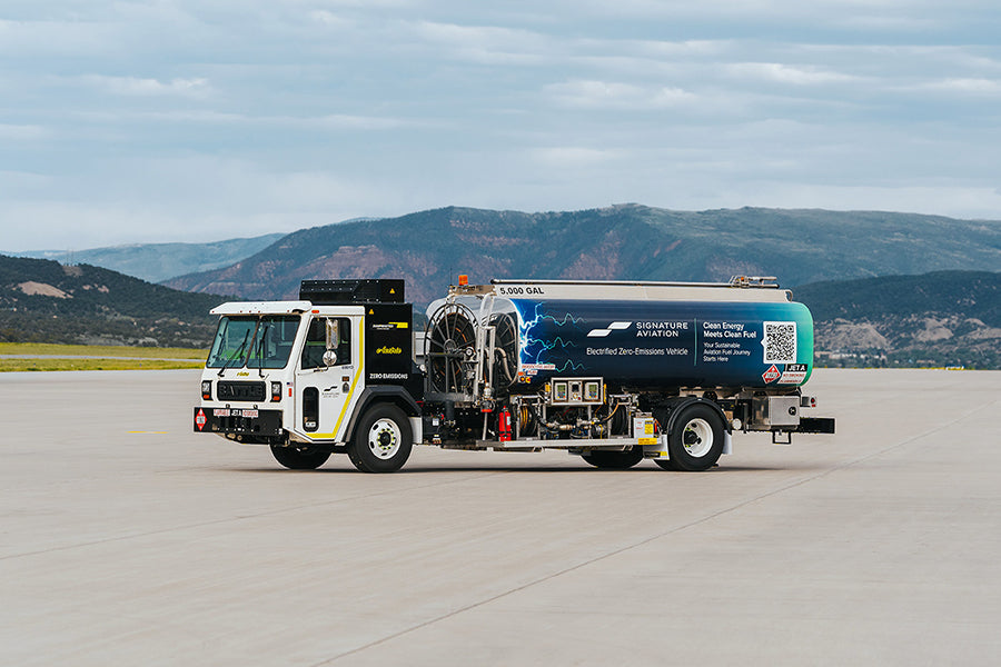 Rampmaster Delivers First of a Kind Zero Emissions All Electric Jet Refueler Truck